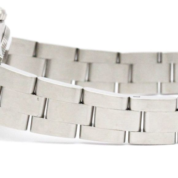 ROLEX Oyster Perpetual 76094 K Serial White Gold Steel Watch Polished - Picture 3 of 8